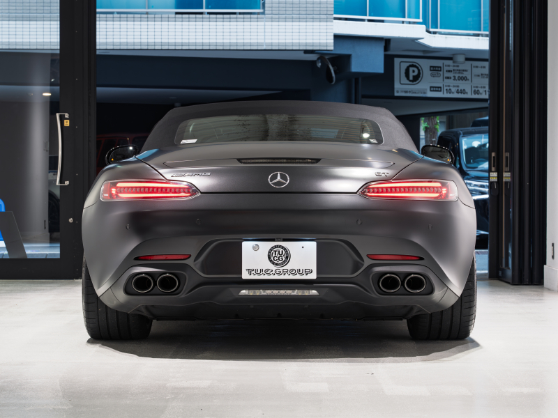 AMG GT ロードスター ナイトエディション 国内5台限定車 正規D車 AMGパフォーマンスシートPKG シートヒーター&ベンチレーター フルレザーPKG 純正ナビTV フルセグ CarPlay ナイトPKG 専用19&20インチAW 2年保証付