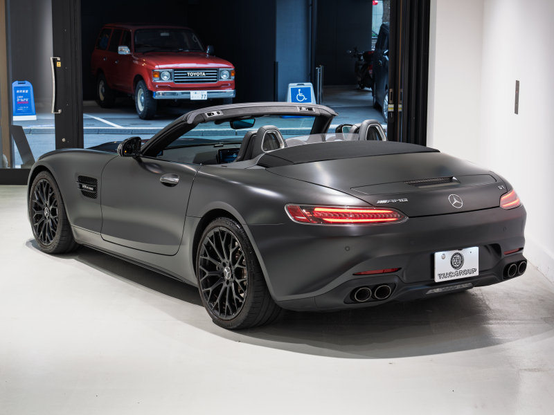 AMG GT ロードスター ナイトエディション 国内5台限定車 正規D車 AMGパフォーマンスシートPKG シートヒーター&ベンチレーター フルレザーPKG 純正ナビTV フルセグ CarPlay ナイトPKG 専用19&20インチAW 2年保証付