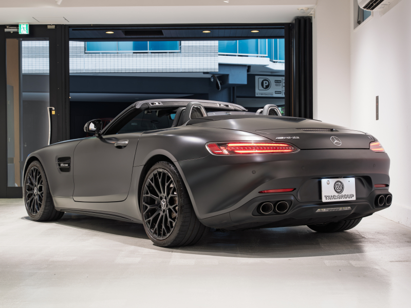 AMG GT ロードスター ナイトエディション 国内5台限定車 正規D車 AMGパフォーマンスシートPKG シートヒーター&ベンチレーター フルレザーPKG 純正ナビTV フルセグ CarPlay ナイトPKG 専用19&20インチAW 2年保証付