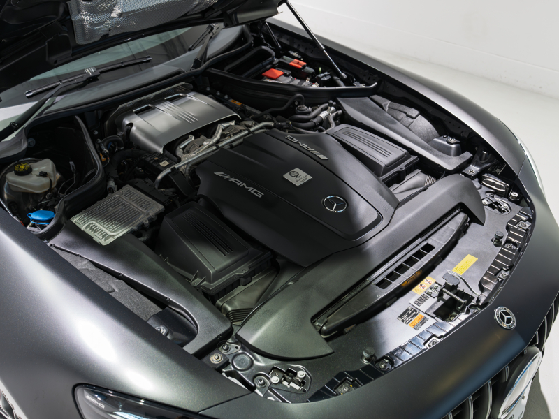 AMG GT ロードスター ナイトエディション 国内5台限定車 正規D車 AMGパフォーマンスシートPKG シートヒーター&ベンチレーター フルレザーPKG 純正ナビTV フルセグ CarPlay ナイトPKG 専用19&20インチAW 2年保証付