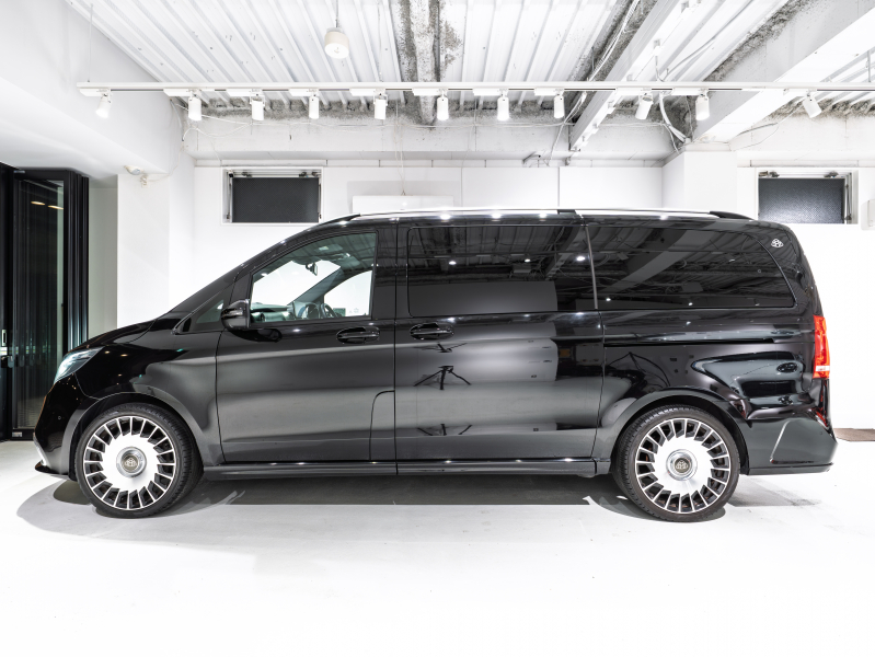 メルセデスベンツ Vクラス V220d AVG ﾛﾝｸﾞ AMGﾗｲﾝ&ﾚｰﾀﾞｰSP　ﾏｲﾊﾞｯﾊ仕様 ｴｸﾞｾｸﾃｨﾌﾞｼｰﾄ TVﾓﾆﾀｰ付ﾊﾟｰﾃｰｼｮﾝ ﾊﾟﾉﾗﾏSR ｽﾀｰﾗｲﾅｰ 4人乗り