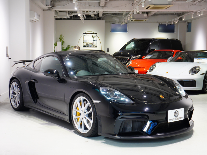 ポルシェ 718 ケイマン GT4 6MT ｽﾎﾟｰﾂｸﾛﾉ&ﾚｻﾞｰｲﾝﾃﾘｱPKG　正規D車 1ｵｰﾅｰ 右H 18wayｱﾀﾞﾌﾟﾃｨﾌﾞｽﾎﾟｰﾂｼｰﾄ PCCB PCMﾅﾋﾞ Bｶﾒﾗ CarPlay BOSEｻｳﾝﾄﾞ LEDﾍｯﾄﾞﾗｲﾄPDLSﾌﾟﾗｽ ｽﾎﾟｰﾂEX 純正20AW