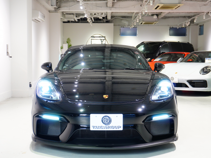 ポルシェ 718 ケイマン GT4 6MT ｽﾎﾟｰﾂｸﾛﾉ&ﾚｻﾞｰｲﾝﾃﾘｱPKG　正規D車 1ｵｰﾅｰ 右H 18wayｱﾀﾞﾌﾟﾃｨﾌﾞｽﾎﾟｰﾂｼｰﾄ PCCB PCMﾅﾋﾞ Bｶﾒﾗ CarPlay BOSEｻｳﾝﾄﾞ LEDﾍｯﾄﾞﾗｲﾄPDLSﾌﾟﾗｽ ｽﾎﾟｰﾂEX 純正20AW