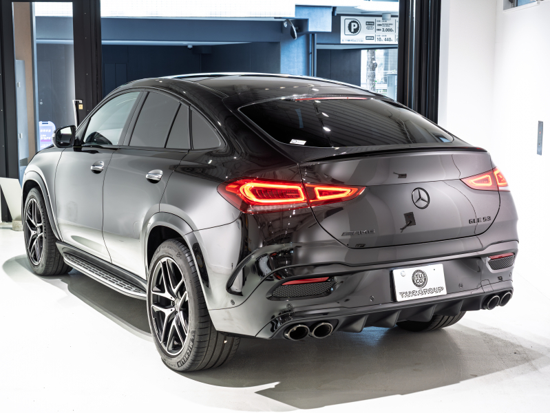 AMG GLE 53 4MATIC+ Coupe　正規D車 ﾚｰﾀﾞｰｾｰﾌﾃｨ 黒革ｼｰﾄ ﾋｰﾀｰ&ﾍﾞﾝﾁﾚｰﾀｰ ﾊﾟﾉﾗﾏｻﾝﾙｰﾌ MBUXﾅﾋﾞ 360ｶﾒﾗ Burmester ﾍｯﾄﾞｱｯﾌﾟﾃﾞｨｽﾌﾟﾚｲ ACTIVE RIDE CONTROL AMG21ｲﾝﾁAW