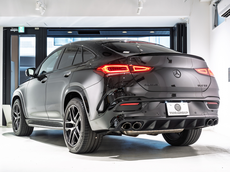 AMG GLE 53 4MATIC+ Coupe　正規D車 ﾚｰﾀﾞｰｾｰﾌﾃｨ 黒革ｼｰﾄ ﾋｰﾀｰ&ﾍﾞﾝﾁﾚｰﾀｰ ﾊﾟﾉﾗﾏｻﾝﾙｰﾌ MBUXﾅﾋﾞ 360ｶﾒﾗ Burmester ﾍｯﾄﾞｱｯﾌﾟﾃﾞｨｽﾌﾟﾚｲ ACTIVE RIDE CONTROL AMG21ｲﾝﾁAW
