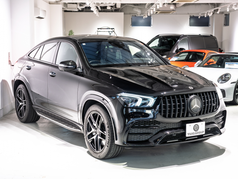 AMG GLE 53 4MATIC+ Coupe　正規D車 ﾚｰﾀﾞｰｾｰﾌﾃｨ 黒革ｼｰﾄ ﾋｰﾀｰ&ﾍﾞﾝﾁﾚｰﾀｰ ﾊﾟﾉﾗﾏｻﾝﾙｰﾌ MBUXﾅﾋﾞ 360ｶﾒﾗ Burmester ﾍｯﾄﾞｱｯﾌﾟﾃﾞｨｽﾌﾟﾚｲ ACTIVE RIDE CONTROL AMG21ｲﾝﾁAW