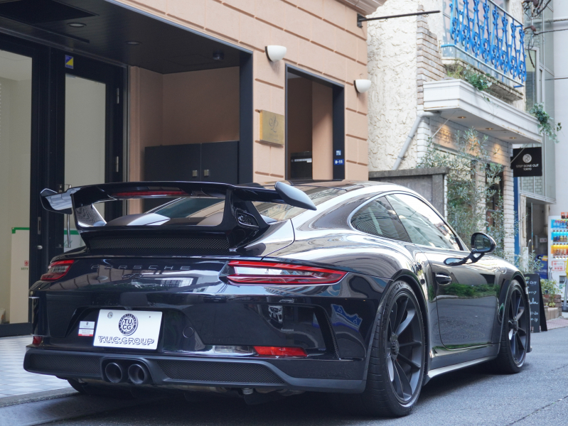 ポルシェ 911(Type991.2) GT3 クラブスポーツ スポーツクロノPKG 正規D車 1オーナー MY18 カーボンバケット ナビTV スポーツEX 専用20AW ロールバー
