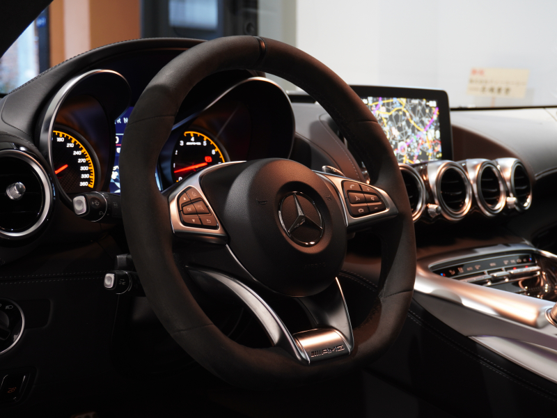 AMG GT C フルレザー&レーダーセーフティPKG 正規D車 左H 557ps 専用革 ベンチレーター パノラマR ナビTV ブルメスターハイエンド パフォーマンスステア AmgRideControl 2年保証付