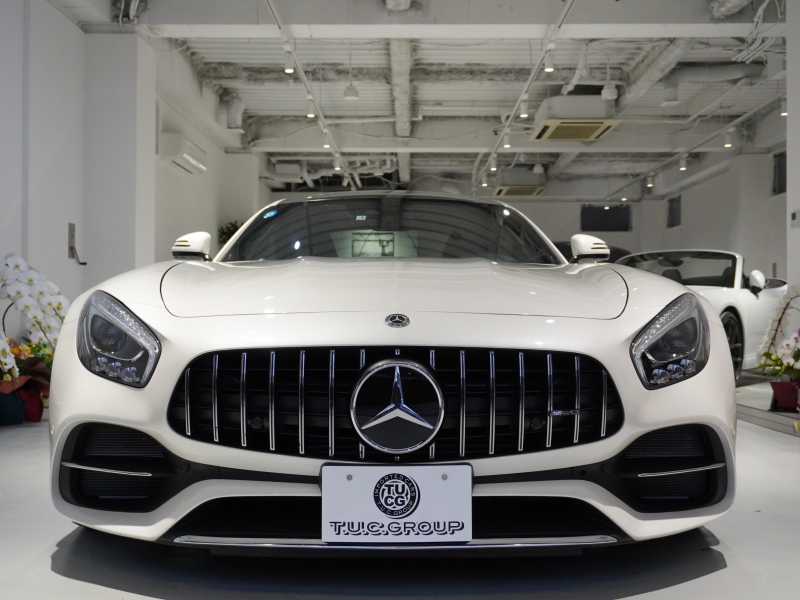 AMG GT C フルレザー&レーダーセーフティPKG 正規D車 左H 557ps 専用革 ベンチレーター パノラマR ナビTV ブルメスターハイエンド パフォーマンスステア AmgRideControl 2年保証付