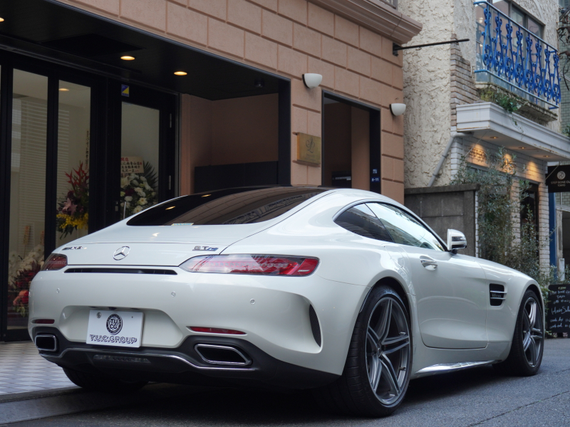 AMG GT C フルレザー&レーダーセーフティPKG 正規D車 左H 557ps 専用革 ベンチレーター パノラマR ナビTV ブルメスターハイエンド パフォーマンスステア AmgRideControl 2年保証付