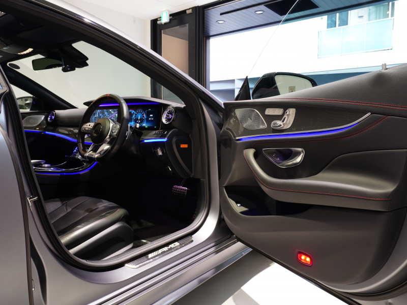 AMG CLSクラス CLS53 4MATIC+ レーダーセーフティPKG 正規D車 希少色 Meコネ レッドステッチ黒革 ベンチレーター サンルーフ ナビTV ブルメスター ヘッドアップD 2年保証