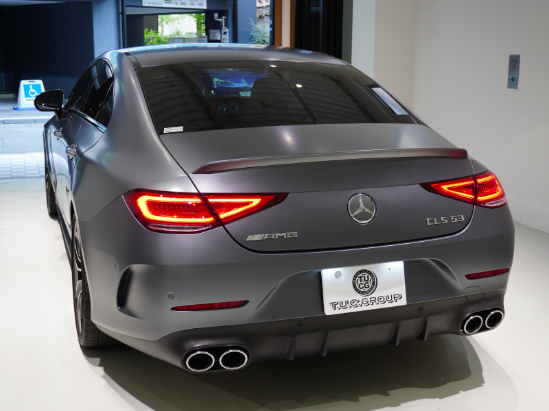 AMG CLSクラス CLS53 4MATIC+ レーダーセーフティPKG 正規D車 希少色 Meコネ レッドステッチ黒革 ベンチレーター サンルーフ ナビTV ブルメスター ヘッドアップD 2年保証