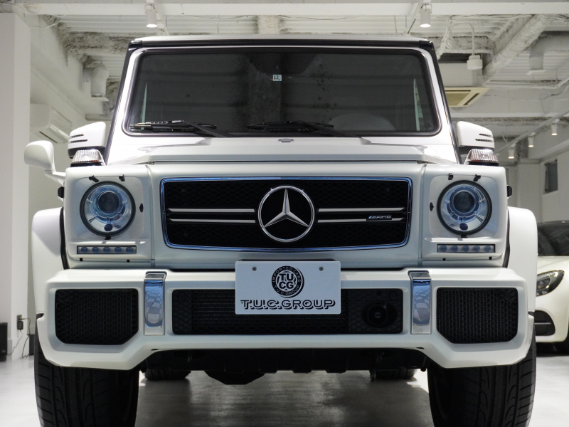 AMG Gクラス G63 designoｴｸｽｸﾙｰｼﾌﾞ　正規D車 OPｶﾗｰ 黒×赤革ｼｰﾄ ﾍﾞﾝﾁﾚｰﾀｰ ｻﾝﾙｰﾌ ﾅﾋﾞTV harman/kardon AMGｽﾎﾟｰﾂEX 20AW　2年保証