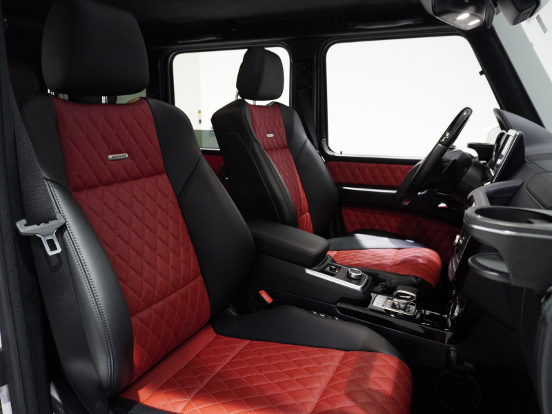 AMG Gクラス G63 designoｴｸｽｸﾙｰｼﾌﾞ　正規D車 OPｶﾗｰ 黒×赤革ｼｰﾄ ﾍﾞﾝﾁﾚｰﾀｰ ｻﾝﾙｰﾌ ﾅﾋﾞTV harman/kardon AMGｽﾎﾟｰﾂEX 20AW　2年保証