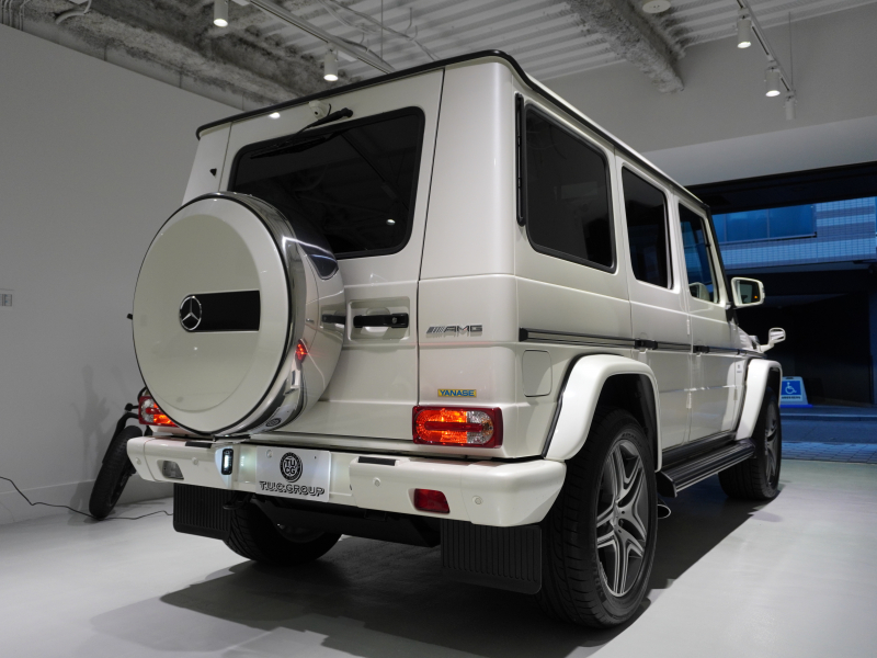 AMG Gクラス G63 designoｴｸｽｸﾙｰｼﾌﾞ　正規D車 OPｶﾗｰ 黒×赤革ｼｰﾄ ﾍﾞﾝﾁﾚｰﾀｰ ｻﾝﾙｰﾌ ﾅﾋﾞTV harman/kardon AMGｽﾎﾟｰﾂEX 20AW　2年保証