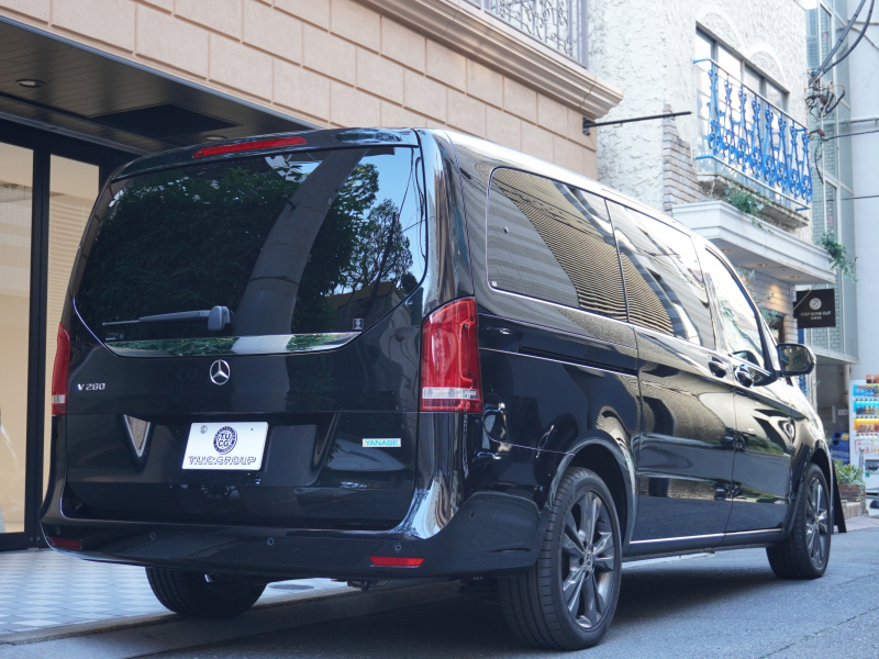 メルセデスベンツ Vクラス V260 ﾛﾝｸﾞ ﾚｰﾀﾞｰｾｰﾌﾃｨP 電動ﾊﾟｰﾃｰｼｮﾝ ﾌﾞﾗｳﾝﾚｻﾞｰｴｸﾞｾﾞｸﾃｨﾌﾞｼｰﾄ HDDﾅﾋﾞTV  自動ﾘｱｹﾞｰﾄ　2年保証
