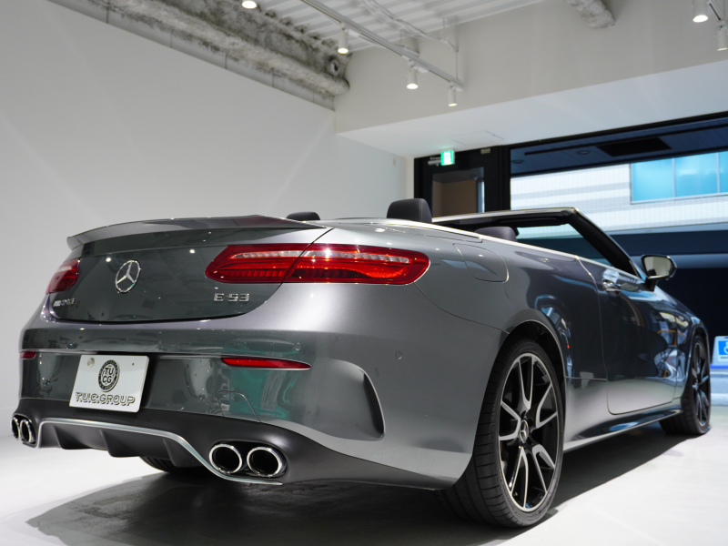 AMG Eクラス E53 4MATIC+ Cabriolet エクスクルーシブPKG Meコネクト HUD Pスタ 黒革 黒幌 ナビTV ベンチレーター リラクゼーション ブルメスター AIRマチック 2年保証