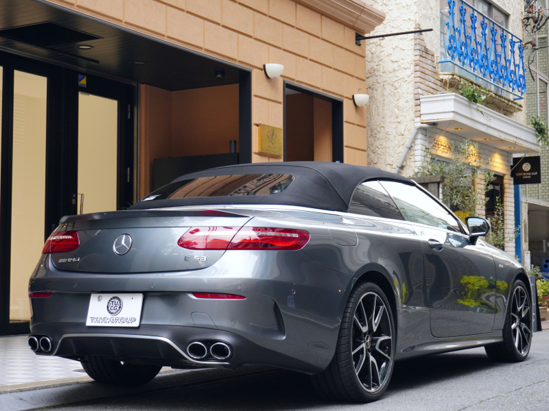 AMG Eクラス E53 4MATIC+ Cabriolet エクスクルーシブPKG Meコネクト HUD Pスタ 黒革 黒幌 ナビTV ベンチレーター リラクゼーション ブルメスター AIRマチック 2年保証