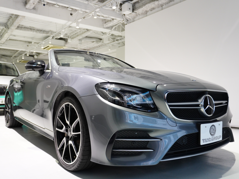 AMG Eクラス E53 4MATIC+ Cabriolet エクスクルーシブPKG Meコネクト HUD Pスタ 黒革 黒幌 ナビTV ベンチレーター リラクゼーション ブルメスター AIRマチック 2年保証