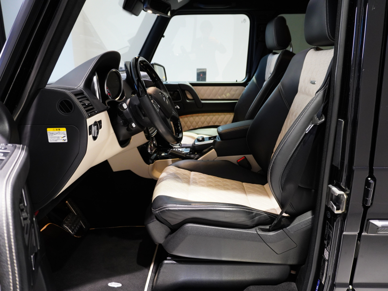 AMG Gクラス G63 designoｴｸｽｸﾙｰｼﾌﾞｲﾝﾃﾘｱPKG　571PS ｷｰﾚｽ 黒×ﾎﾟｰｾﾚﾝ革 ﾍﾞﾝﾁﾚｰﾀｰ SR 8ｲﾝﾁﾜｲﾄﾞﾅﾋﾞTV ﾌﾙｾｸﾞ harman/kardon CarPlay ｻｲﾄﾞｶﾒﾗ AMG20ｲﾝﾁAW　2年保証