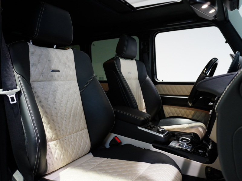 AMG Gクラス G63 designoｴｸｽｸﾙｰｼﾌﾞｲﾝﾃﾘｱPKG　571PS ｷｰﾚｽ 黒×ﾎﾟｰｾﾚﾝ革 ﾍﾞﾝﾁﾚｰﾀｰ SR 8ｲﾝﾁﾜｲﾄﾞﾅﾋﾞTV ﾌﾙｾｸﾞ harman/kardon CarPlay ｻｲﾄﾞｶﾒﾗ AMG20ｲﾝﾁAW　2年保証