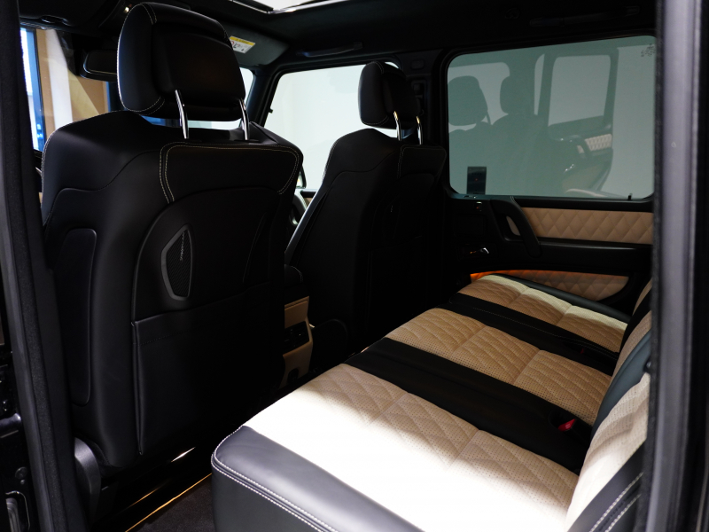 AMG Gクラス G63 designoｴｸｽｸﾙｰｼﾌﾞｲﾝﾃﾘｱPKG　571PS ｷｰﾚｽ 黒×ﾎﾟｰｾﾚﾝ革 ﾍﾞﾝﾁﾚｰﾀｰ SR 8ｲﾝﾁﾜｲﾄﾞﾅﾋﾞTV ﾌﾙｾｸﾞ harman/kardon CarPlay ｻｲﾄﾞｶﾒﾗ AMG20ｲﾝﾁAW　2年保証