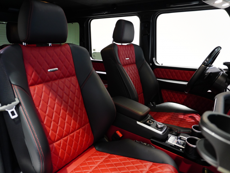 AMG Gクラス G63 designoエクスクルーシブインテリアPKG 571PS キーレス 黒×赤革 ベンチレーター SR 8インチワイドナビTV フルセグ harman/kardon CarPlay AMG20インチAW 2年保証