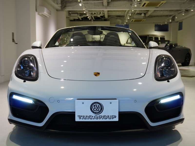 ポルシェ ボクスター GTS ｽﾎﾟｰﾂｸﾛﾉPKG　正規D車 右H 赤幌 有償色 ｺﾝﾋﾞ革 ｼｰﾄﾋｰﾀｰ ﾅﾋﾞTV  PASM ｶﾞｰｽﾞﾚｯﾄﾞﾒｰﾀｰ ｶﾗｰｸﾚｽﾄ20AW ｽﾎﾟｰﾂEX　2年保証付