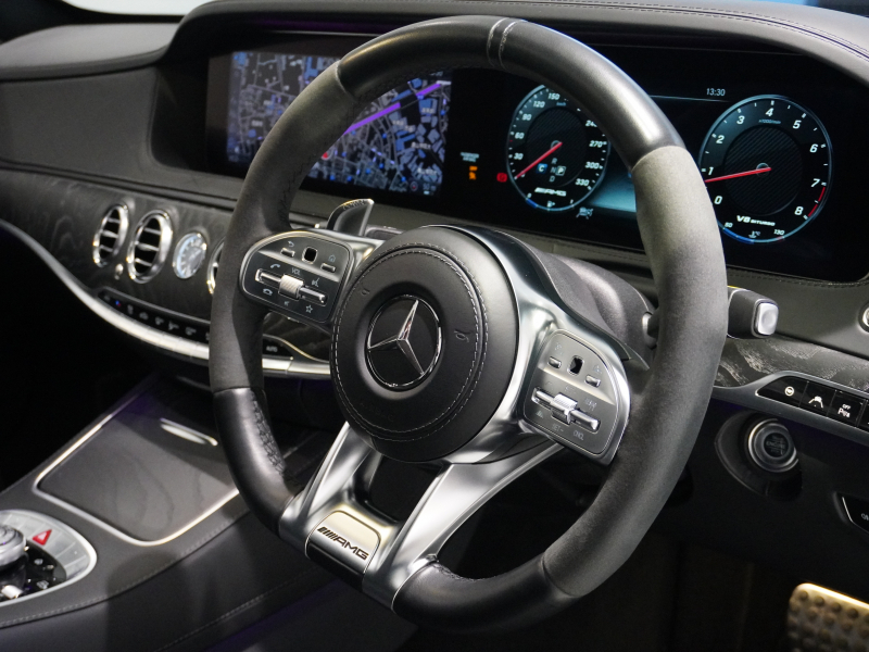 AMG Sクラス S63 long AMGﾀﾞｲﾅﾐｯｸ&ｼｮｰﾌｧｰ&ﾚｰﾀﾞｰPKG　後期最終ﾓﾃﾞﾙ 右H MEｺﾈ 黒革 ﾊﾟﾉﾗﾏSR ﾅﾋﾞTV ﾌﾙｾｸﾞ CarPlay HUD ﾍﾞﾝﾁﾚｰﾀｰ ﾘｱｴﾝﾀ　2年保証付