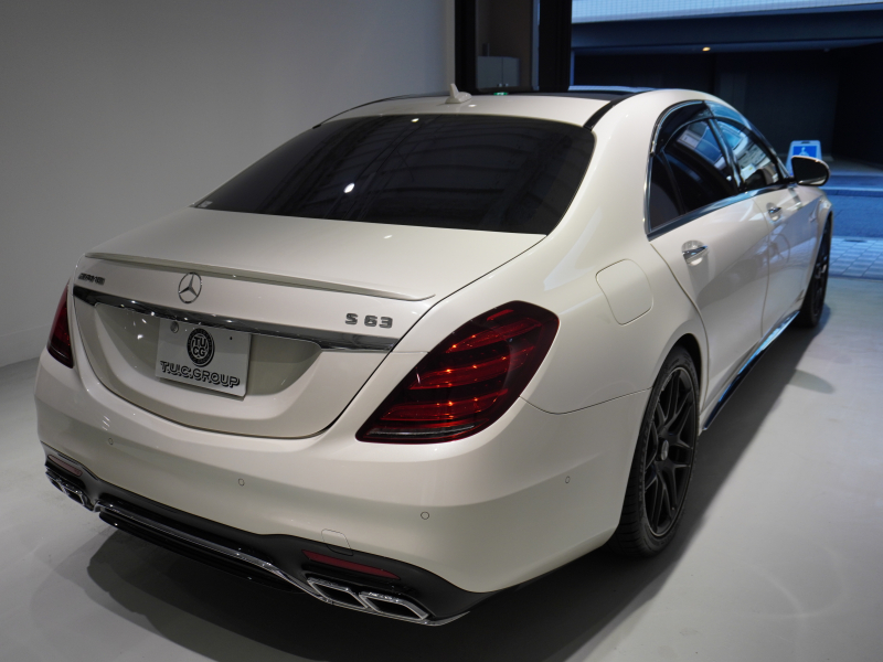 AMG Sクラス S63 long AMGﾀﾞｲﾅﾐｯｸ&ｼｮｰﾌｧｰ&ﾚｰﾀﾞｰPKG　後期最終ﾓﾃﾞﾙ 右H MEｺﾈ 黒革 ﾊﾟﾉﾗﾏSR ﾅﾋﾞTV ﾌﾙｾｸﾞ CarPlay HUD ﾍﾞﾝﾁﾚｰﾀｰ ﾘｱｴﾝﾀ　2年保証付