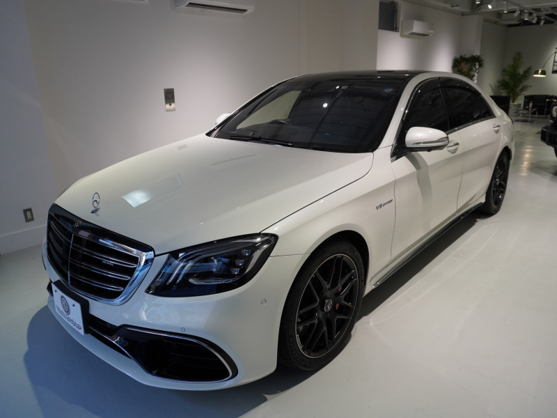 AMG Sクラス S63 long AMGﾀﾞｲﾅﾐｯｸ&ｼｮｰﾌｧｰ&ﾚｰﾀﾞｰPKG　後期最終ﾓﾃﾞﾙ 右H MEｺﾈ 黒革 ﾊﾟﾉﾗﾏSR ﾅﾋﾞTV ﾌﾙｾｸﾞ CarPlay HUD ﾍﾞﾝﾁﾚｰﾀｰ ﾘｱｴﾝﾀ　2年保証付