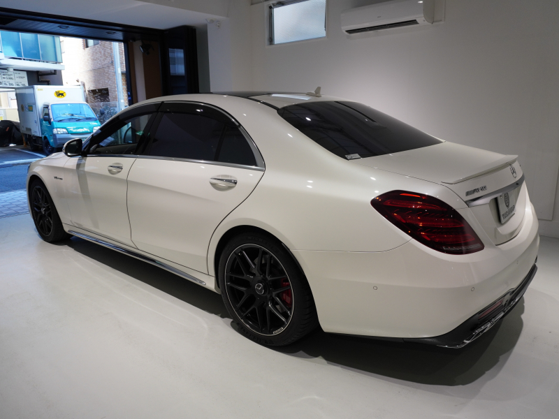AMG Sクラス S63 long AMGﾀﾞｲﾅﾐｯｸ&ｼｮｰﾌｧｰ&ﾚｰﾀﾞｰPKG　後期最終ﾓﾃﾞﾙ 右H MEｺﾈ 黒革 ﾊﾟﾉﾗﾏSR ﾅﾋﾞTV ﾌﾙｾｸﾞ CarPlay HUD ﾍﾞﾝﾁﾚｰﾀｰ ﾘｱｴﾝﾀ　2年保証付