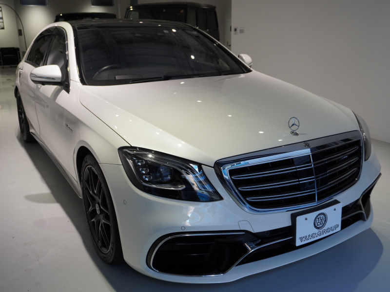 AMG Sクラス S63 long AMGﾀﾞｲﾅﾐｯｸ&ｼｮｰﾌｧｰ&ﾚｰﾀﾞｰPKG　後期最終ﾓﾃﾞﾙ 右H MEｺﾈ 黒革 ﾊﾟﾉﾗﾏSR ﾅﾋﾞTV ﾌﾙｾｸﾞ CarPlay HUD ﾍﾞﾝﾁﾚｰﾀｰ ﾘｱｴﾝﾀ　2年保証付