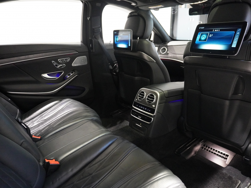 AMG Sクラス S63 long AMGﾀﾞｲﾅﾐｯｸ&ｼｮｰﾌｧｰ&ﾚｰﾀﾞｰPKG　後期最終ﾓﾃﾞﾙ 右H MEｺﾈ 黒革 ﾊﾟﾉﾗﾏSR ﾅﾋﾞTV ﾌﾙｾｸﾞ CarPlay HUD ﾍﾞﾝﾁﾚｰﾀｰ ﾘｱｴﾝﾀ　2年保証付