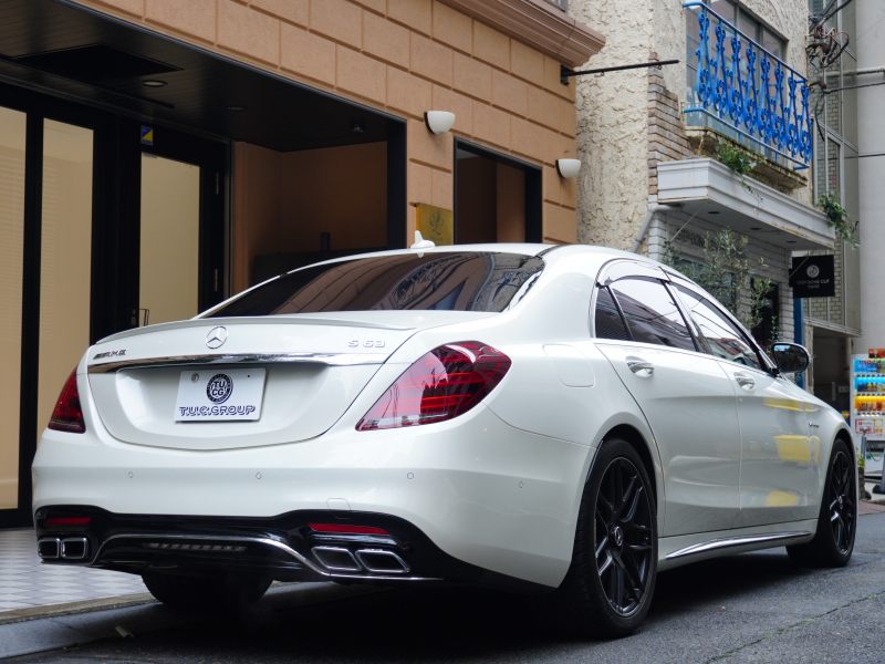 AMG Sクラス S63 long AMGﾀﾞｲﾅﾐｯｸ&ｼｮｰﾌｧｰ&ﾚｰﾀﾞｰPKG　後期最終ﾓﾃﾞﾙ 右H MEｺﾈ 黒革 ﾊﾟﾉﾗﾏSR ﾅﾋﾞTV ﾌﾙｾｸﾞ CarPlay HUD ﾍﾞﾝﾁﾚｰﾀｰ ﾘｱｴﾝﾀ　2年保証付