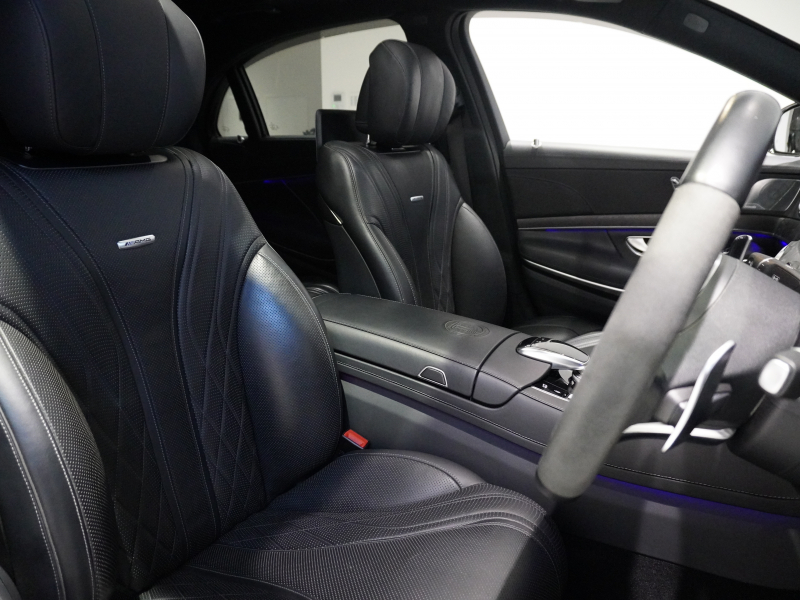 AMG Sクラス S63 long AMGﾀﾞｲﾅﾐｯｸ&ｼｮｰﾌｧｰ&ﾚｰﾀﾞｰPKG　後期最終ﾓﾃﾞﾙ 右H MEｺﾈ 黒革 ﾊﾟﾉﾗﾏSR ﾅﾋﾞTV ﾌﾙｾｸﾞ CarPlay HUD ﾍﾞﾝﾁﾚｰﾀｰ ﾘｱｴﾝﾀ　2年保証付