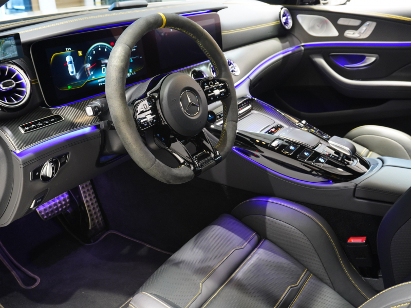 AMG GT 4ドアクーペ GT63S 4MATIC+ Edition1　1ｵｰﾅｰ 限定車 AMGﾊﾟﾌｫｰﾏﾝｽ&ｴｸｽﾃﾘｱﾅｲﾄPKG 専用ｲﾝﾃﾘｱ ｻﾝﾙｰﾌ ﾅﾋﾞTV ﾍｯﾄﾞｱｯﾌﾟD ﾍﾞﾝﾁﾚｰｼｮﾝ 専用21ｲﾝﾁAW　2年保証