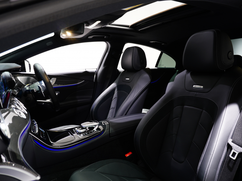 AMG CLSクラス CLS53 4MATIC+ ﾚｰﾀﾞｰｾｰﾌﾃｨPKG　ISG搭載 OPｶﾗｰ Meｺﾈ 黒革 ﾍﾞﾝﾁﾚｰﾀｰ ｻﾝﾙｰﾌ ﾅﾋﾞTV ﾌﾞﾙﾒｽﾀｰ ﾍｯﾄﾞｱｯﾌﾟD　2年保証