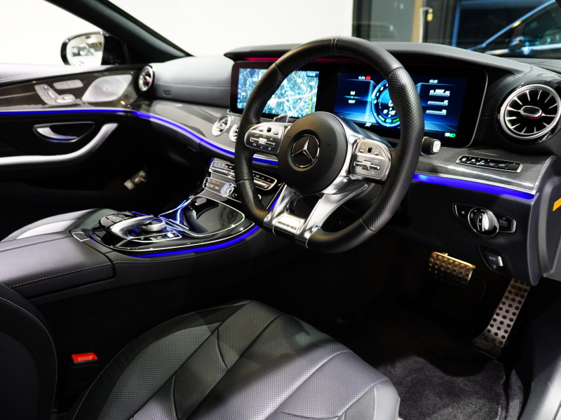 AMG CLSクラス CLS53 4MATIC+ ﾚｰﾀﾞｰｾｰﾌﾃｨPKG　ISG搭載 OPｶﾗｰ Meｺﾈ 黒革 ﾍﾞﾝﾁﾚｰﾀｰ ｻﾝﾙｰﾌ ﾅﾋﾞTV ﾌﾞﾙﾒｽﾀｰ ﾍｯﾄﾞｱｯﾌﾟD　2年保証