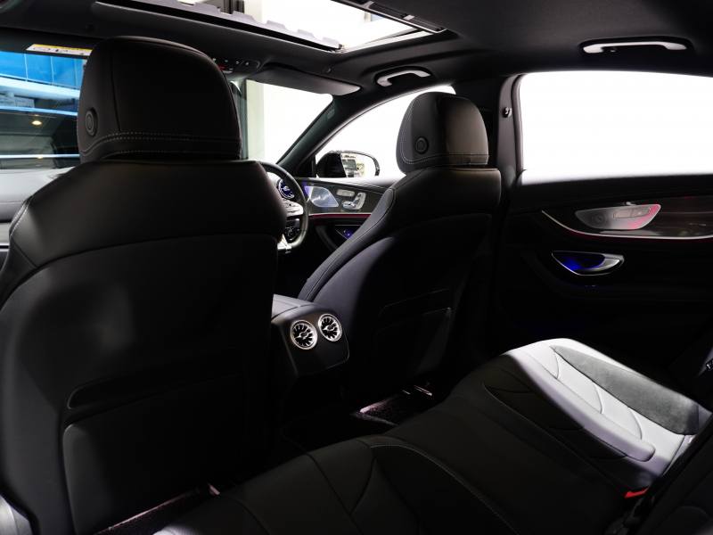 AMG CLSクラス CLS53 4MATIC+ ﾚｰﾀﾞｰｾｰﾌﾃｨPKG　ISG搭載 OPｶﾗｰ Meｺﾈ 黒革 ﾍﾞﾝﾁﾚｰﾀｰ ｻﾝﾙｰﾌ ﾅﾋﾞTV ﾌﾞﾙﾒｽﾀｰ ﾍｯﾄﾞｱｯﾌﾟD　2年保証