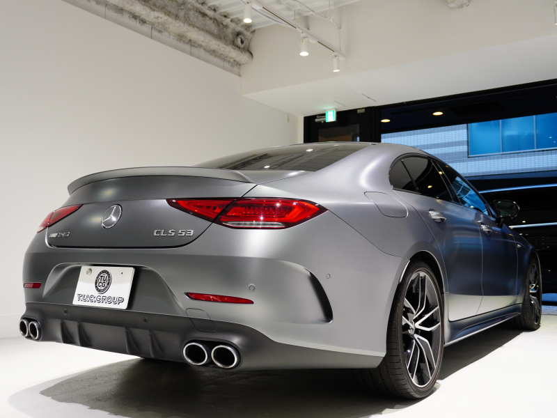 AMG CLSクラス CLS53 4MATIC+ ﾚｰﾀﾞｰｾｰﾌﾃｨPKG　ISG搭載 OPｶﾗｰ Meｺﾈ 黒革 ﾍﾞﾝﾁﾚｰﾀｰ ｻﾝﾙｰﾌ ﾅﾋﾞTV ﾌﾞﾙﾒｽﾀｰ ﾍｯﾄﾞｱｯﾌﾟD　2年保証