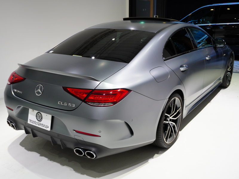 AMG CLSクラス CLS53 4MATIC+ ﾚｰﾀﾞｰｾｰﾌﾃｨPKG　ISG搭載 OPｶﾗｰ Meｺﾈ 黒革 ﾍﾞﾝﾁﾚｰﾀｰ ｻﾝﾙｰﾌ ﾅﾋﾞTV ﾌﾞﾙﾒｽﾀｰ ﾍｯﾄﾞｱｯﾌﾟD　2年保証