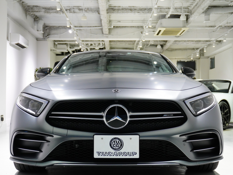 AMG CLSクラス CLS53 4MATIC+ ﾚｰﾀﾞｰｾｰﾌﾃｨPKG　ISG搭載 OPｶﾗｰ Meｺﾈ 黒革 ﾍﾞﾝﾁﾚｰﾀｰ ｻﾝﾙｰﾌ ﾅﾋﾞTV ﾌﾞﾙﾒｽﾀｰ ﾍｯﾄﾞｱｯﾌﾟD　2年保証