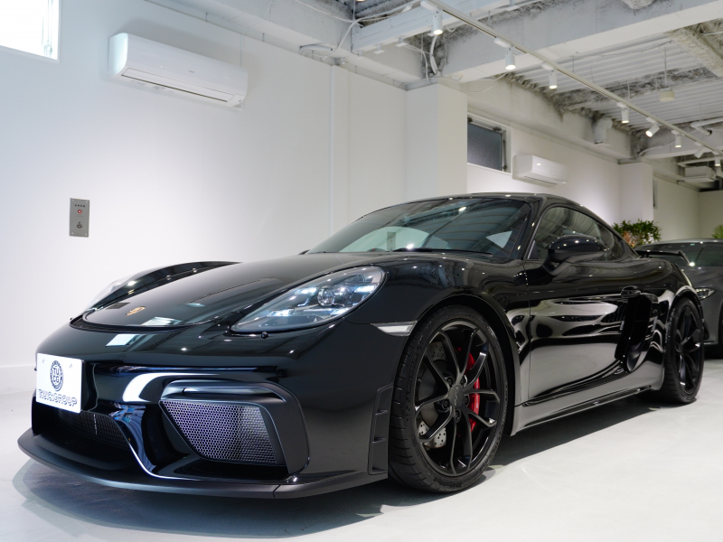 ポルシェ 718 ケイマン GT4 PDK　RHD ｽﾎﾟｰﾂｸﾛﾉPKG　1ｵｰﾅｰ 正規D車 Race-Tex&ｶｰﾎﾞﾝｲﾝﾃﾘｱ 18wayｱﾀﾞﾌﾟﾃｨﾌﾞｼｰﾄ PCMﾅﾋﾞ Bｶﾒﾗ BOSEｻｳﾝﾄﾞ LEDﾍｯﾄﾞﾗｲﾄ PDLS Plus 電格ﾐﾗｰ 20AW　新車保証