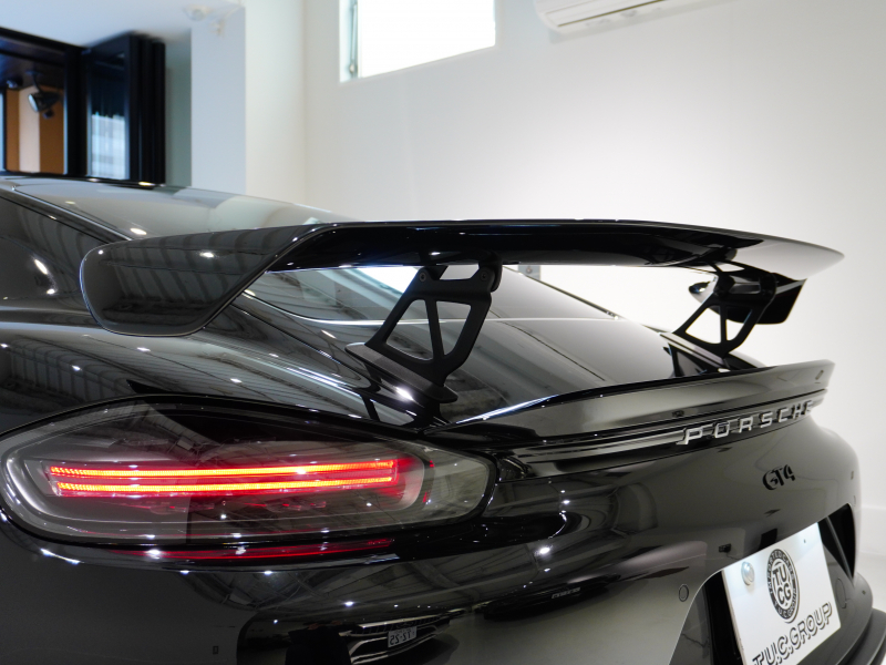 ポルシェ 718 ケイマン GT4 PDK　RHD ｽﾎﾟｰﾂｸﾛﾉPKG　1ｵｰﾅｰ 正規D車 Race-Tex&ｶｰﾎﾞﾝｲﾝﾃﾘｱ 18wayｱﾀﾞﾌﾟﾃｨﾌﾞｼｰﾄ PCMﾅﾋﾞ Bｶﾒﾗ BOSEｻｳﾝﾄﾞ LEDﾍｯﾄﾞﾗｲﾄ PDLS Plus 電格ﾐﾗｰ 20AW　新車保証