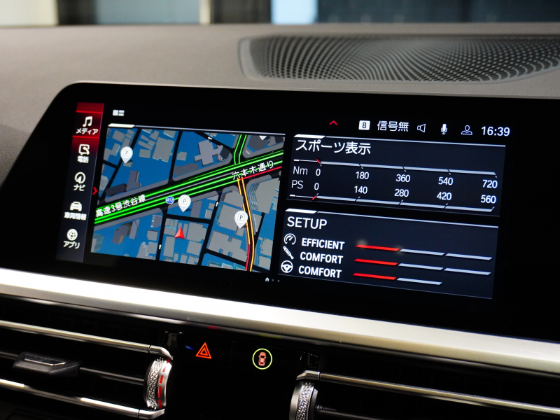 BMW Mシリーズ M3 Competition G80　ACC ﾒﾘﾉﾚｻﾞｰ ﾍﾞﾝﾁﾚｰｼｮﾝ ｶｰﾎﾞﾝﾙｰﾌ 純正ﾅﾋﾞTV harman/kardon 360ｶﾒﾗ LEDﾚｰｻﾞｰ ﾍｯﾄﾞｱｯﾌﾟD OP19/20ｲﾝﾁAW　2年保証