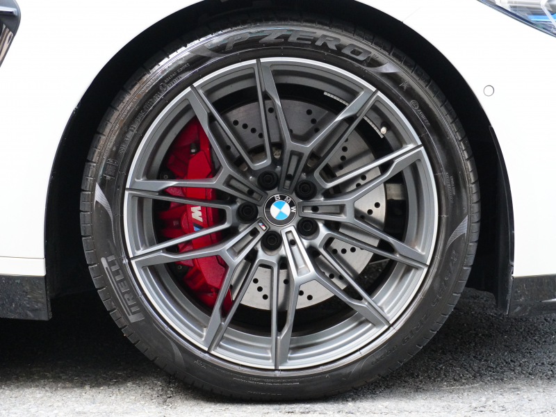 BMW Mシリーズ M3 Competition G80　ACC ﾒﾘﾉﾚｻﾞｰ ﾍﾞﾝﾁﾚｰｼｮﾝ ｶｰﾎﾞﾝﾙｰﾌ 純正ﾅﾋﾞTV harman/kardon 360ｶﾒﾗ LEDﾚｰｻﾞｰ ﾍｯﾄﾞｱｯﾌﾟD OP19/20ｲﾝﾁAW　2年保証