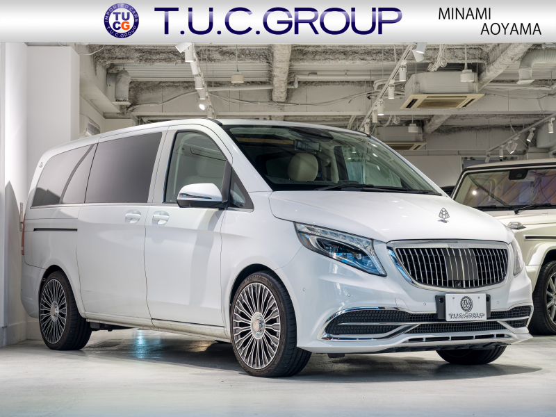 メルセデスベンツ Vクラス V220d AVG ロング レーダーP マイバッハ仕様 エグセクティブシート TVモニター付パーテーション パノラマSR 4人乗り 2年保証付