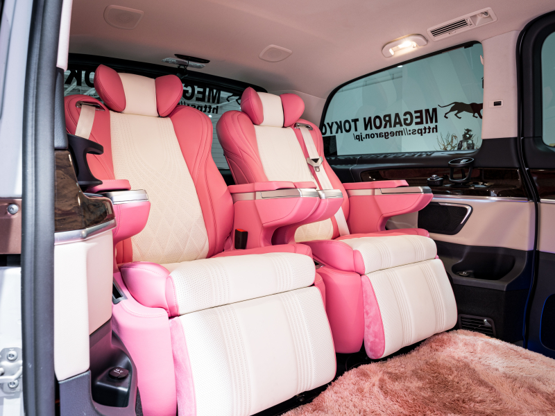 メルセデスベンツ Vクラス V220d AVG ロング レーダーP マイバッハ仕様 エグセクティブシート TVモニター付パーテーション パノラマSR 4人乗り 2年保証付