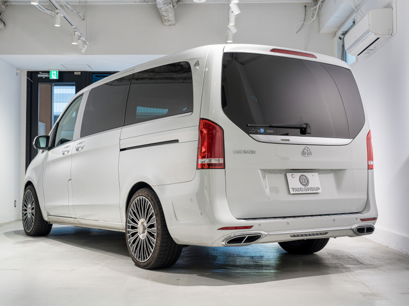 メルセデスベンツ Vクラス V220d AVG ロング レーダーP マイバッハ仕様 エグセクティブシート TVモニター付パーテーション パノラマSR 4人乗り 2年保証付